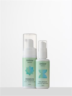 Дорожный набор: гель для душа + пенка для лица успокаивающая 1759